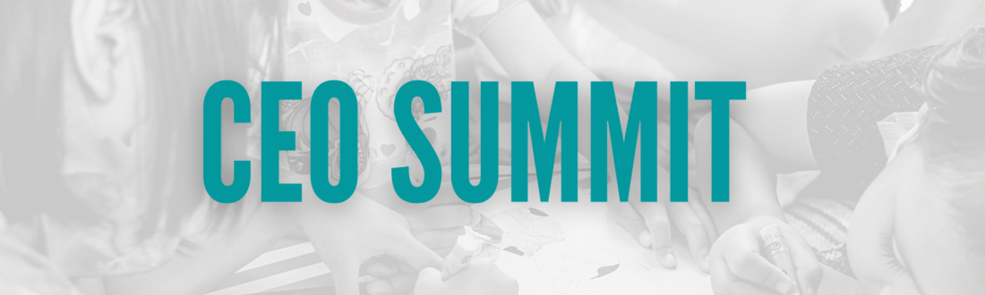 Banner with the words CEO Summit
