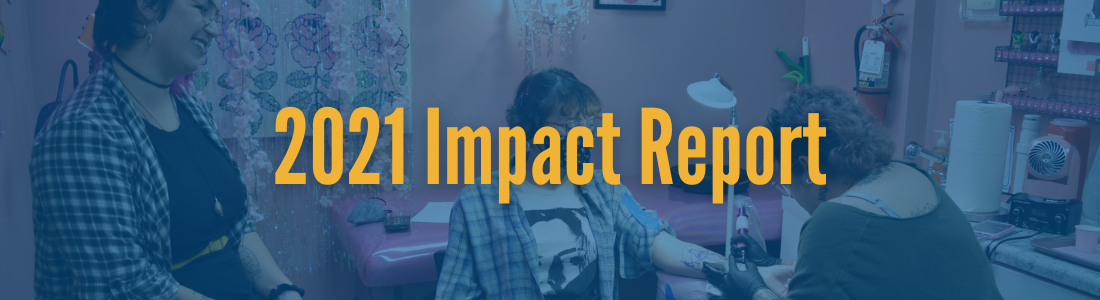 Banner that says 2021 Impact Report