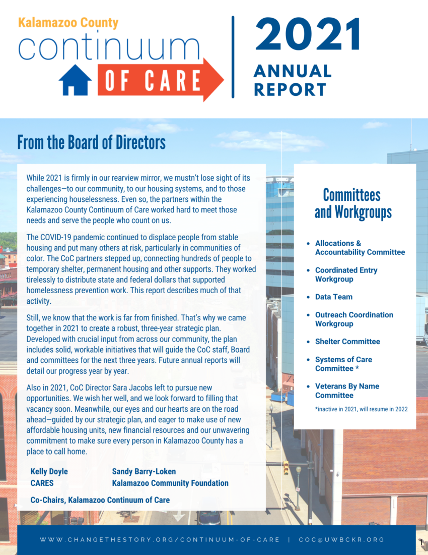 Continuum of Care Annual Report 2021